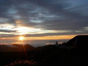 Sunrise on top Mt Haleakala